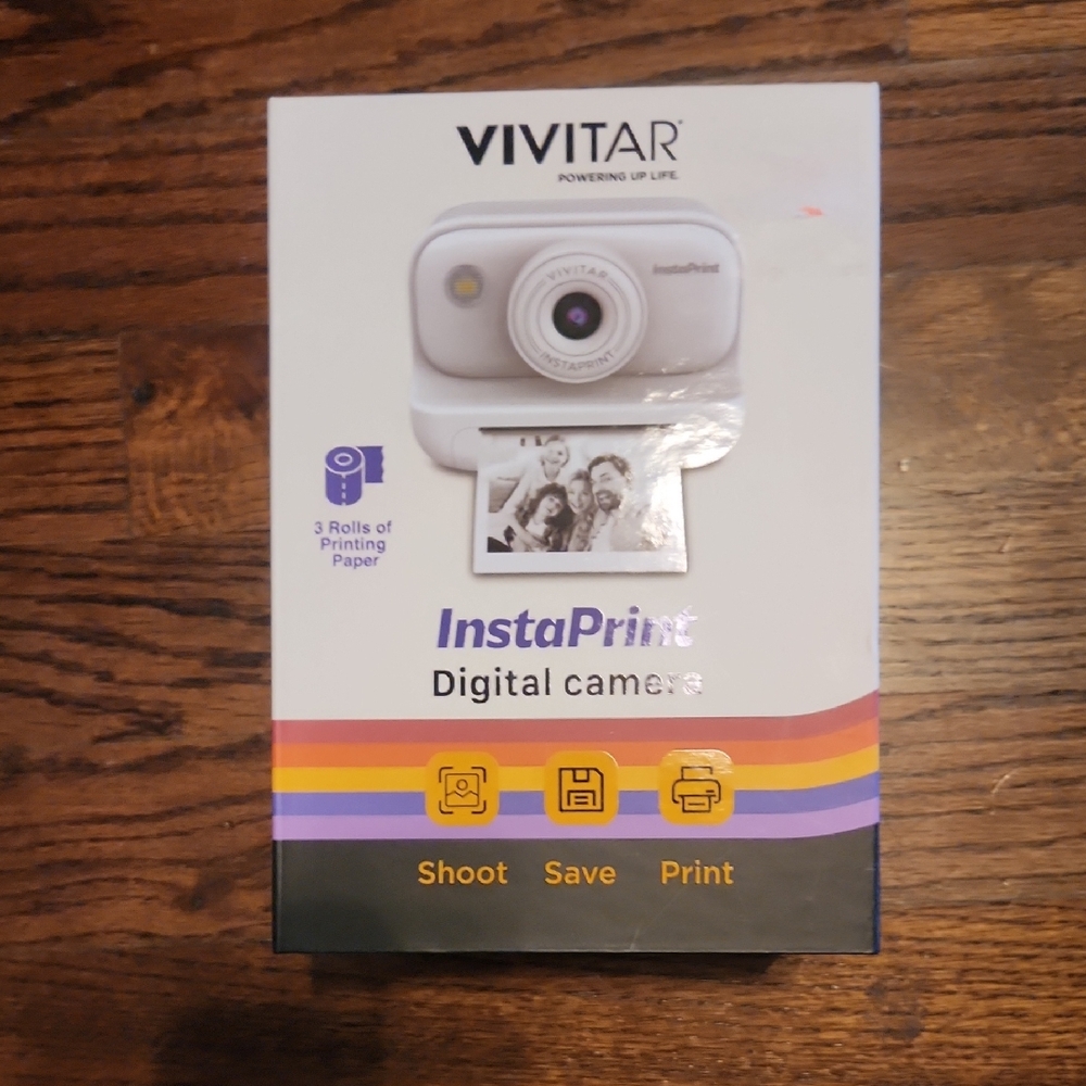 Vivitar InstaPrint Digital Camera - White